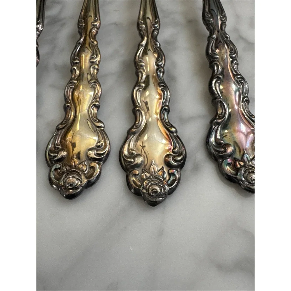 Oneida Community 1971 BEETHOVEN Silverplate Dinner Forks 7 3/8 Set Of 5
